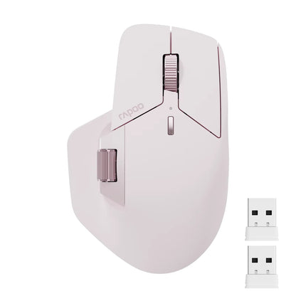 MT760/MT760Mini Multi-mode Rechargeable Wireless Bluetooth Mouse Ergonomic 4000 DPI Support Up to 4 Devices Office Mice