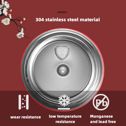 Vacuum Flask With Temperature Display Retro Smart Insulated Water Bottles 304 Stainless Steel Thermal Cu Travel