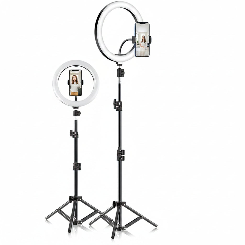 26cm LED Selfie Ring Lamp Photographic Selfie Ring Lighting USB Remote Fill light For Tiktok Video Live with Phone Holder Tripod