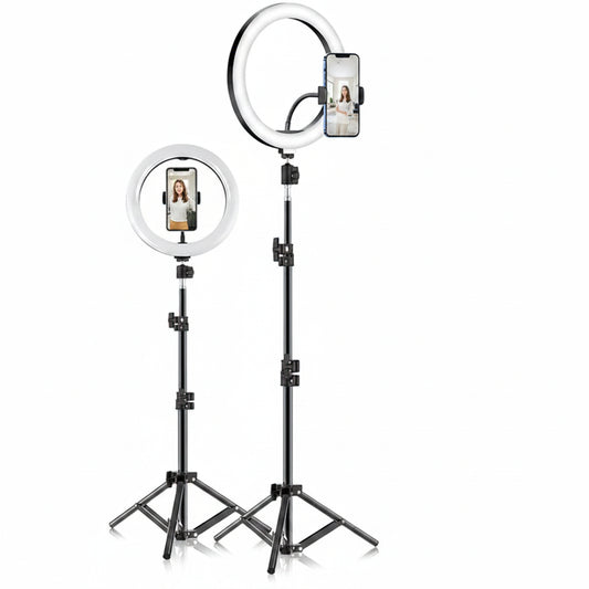 26cm LED Selfie Ring Lamp Photographic Selfie Ring Lighting USB Remote Fill light For Tiktok Video Live with Phone Holder Tripod