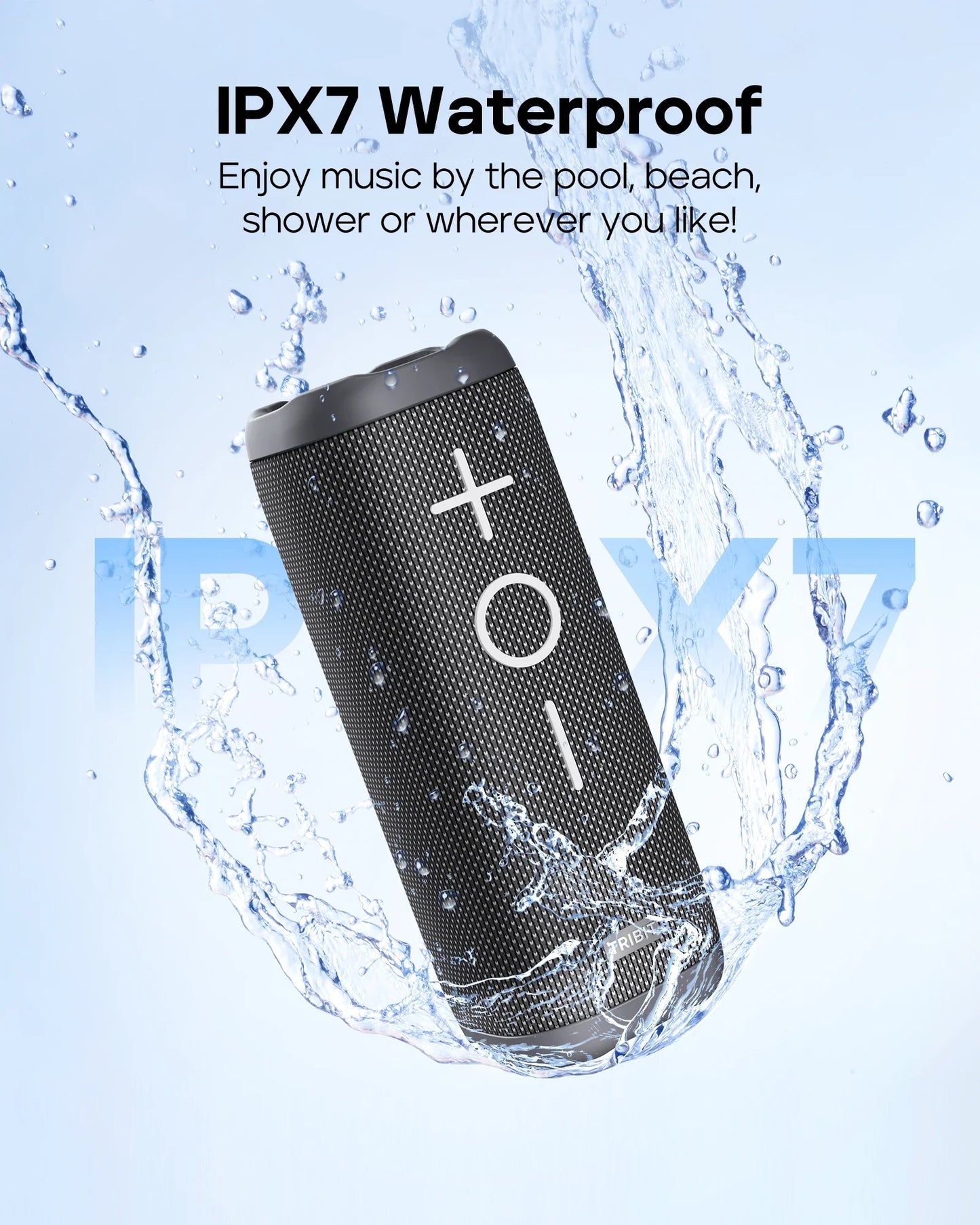 StormBox 2 Portable Bluetooth Speaker, 34W Power, IPX7 Waterproof Wireless Speaker 24-hrs Playtime For Camping, Hiking