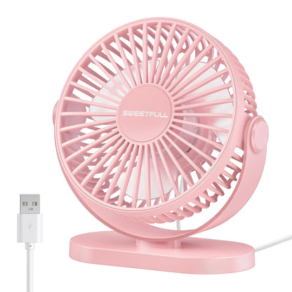 USB Fan 선풍기 Portable Desktop Wall Mounted Mini Electric Fan Mute 3 Speed Adjustment Air Circulator For Home Desk Office