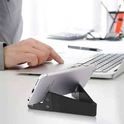 Universal Foldable Phone Stand Holder for iPhone Samsung Xiaomi Colorful V Shaped Smartphone Tablet PC Desktop Holder