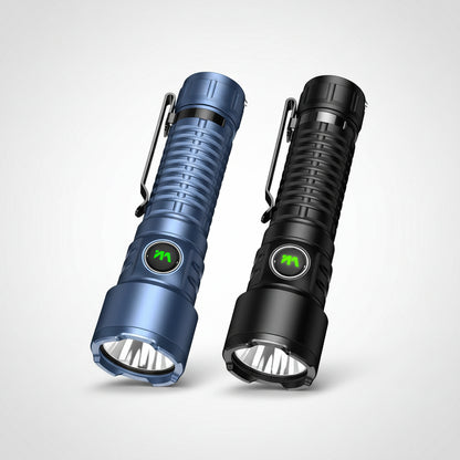 TS28 EDC Flashlight 3200 LM Rechargeable 21700 Battery 506m Beam Distance Magnetic Tail Cap Self-Defense Flashlight