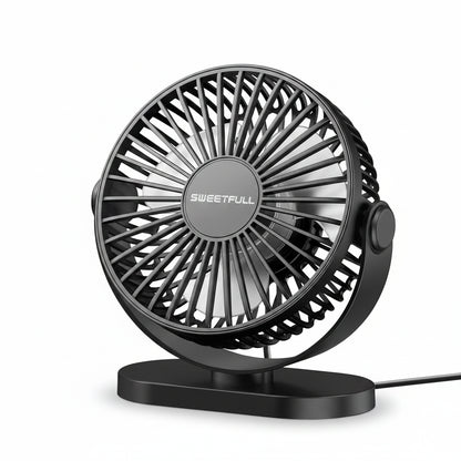 USB Fan 선풍기 Portable Desktop Wall Mounted Mini Electric Fan Mute 3 Speed Adjustment Air Circulator For Home Desk Office