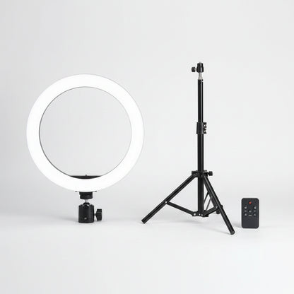 26cm LED Selfie Ring Lamp Photographic Selfie Ring Lighting USB Remote Fill light For Tiktok Video Live with Phone Holder Tripod