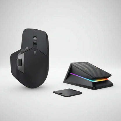 MT760/MT760Mini Multi-mode Rechargeable Wireless Bluetooth Mouse Ergonomic 4000 DPI Support Up to 4 Devices Office Mice