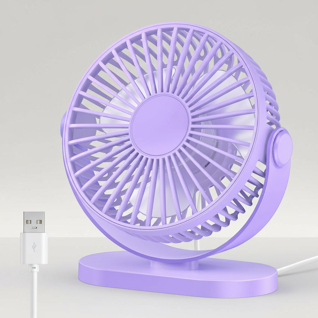 USB Fan 선풍기 Portable Desktop Wall Mounted Mini Electric Fan Mute 3 Speed Adjustment Air Circulator For Home Desk Office