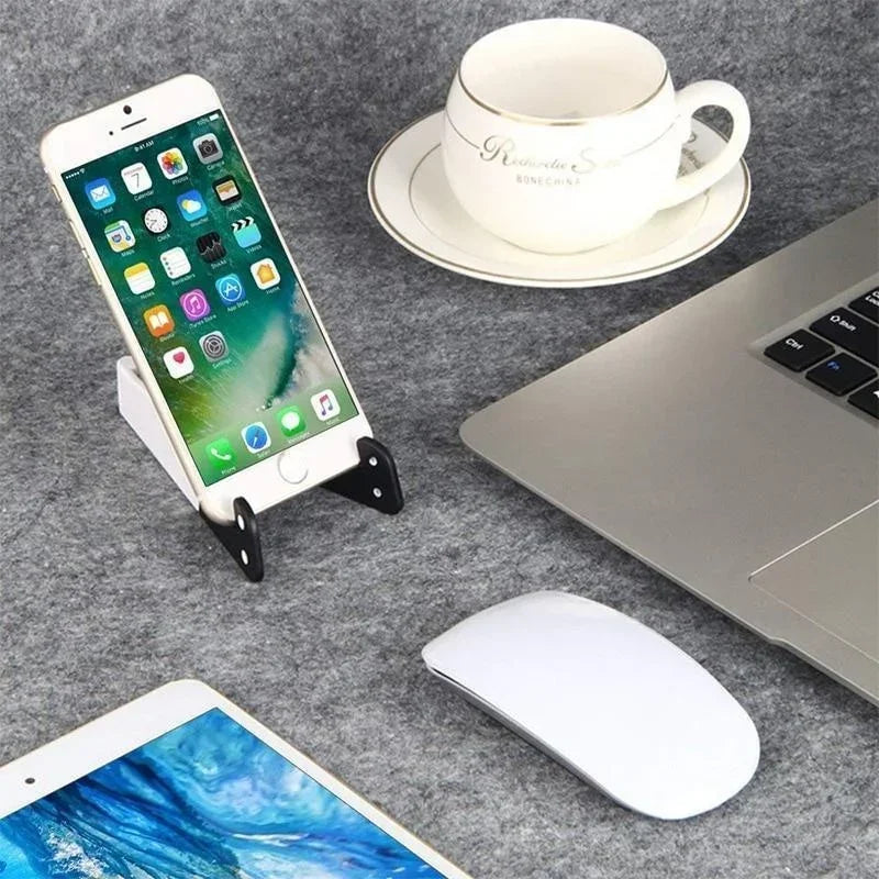 Universal Foldable Phone Stand Holder for iPhone Samsung Xiaomi Colorful V Shaped Smartphone Tablet PC Desktop Holder